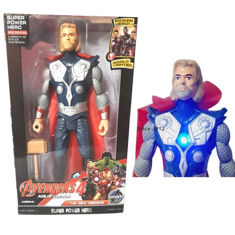 Thor Toy with Light, Thor Hammer, Thor Stormbreaker Action Figure Toy Set