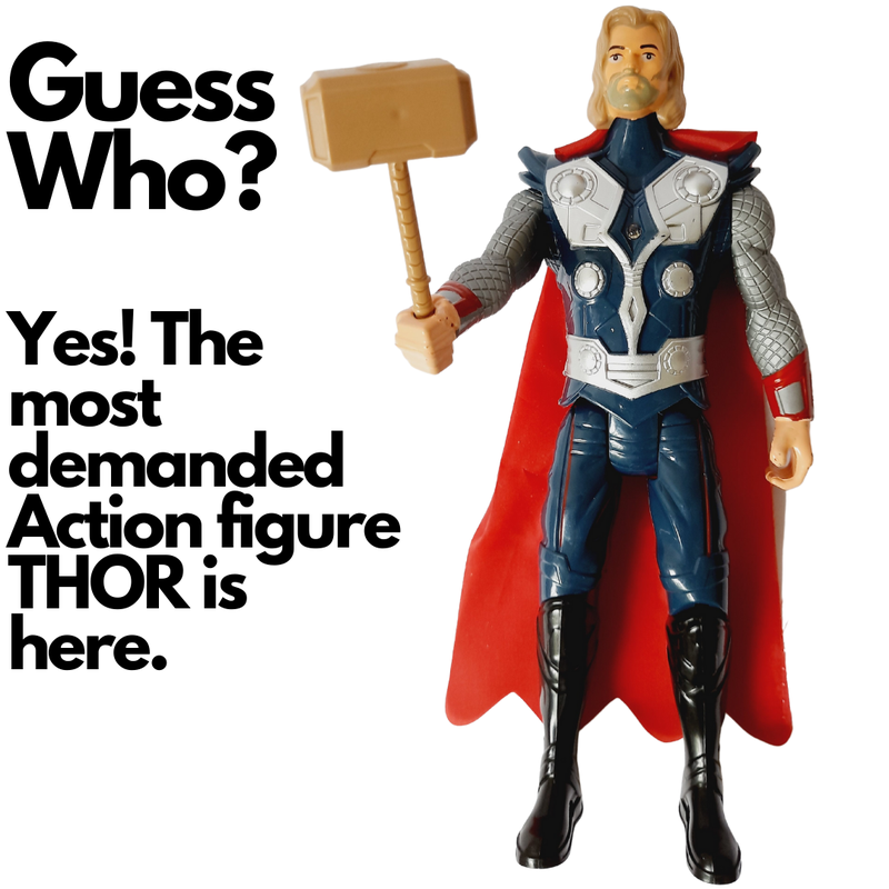 Thor Toy with Light, Thor Hammer, Thor Stormbreaker Action Figure Toy Set