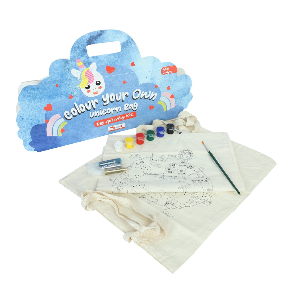 Colour Your Own Reusable Unicorn Bags- Painting Kit