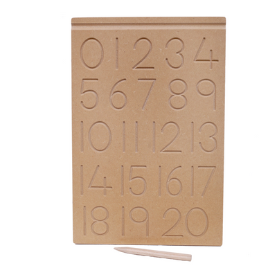 Wooden Tracing board- Numbers (0 to 20)