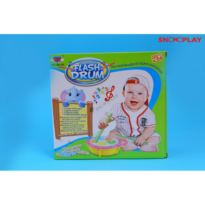 Flash Drum playing musical toy for kids:- Snooplay.in