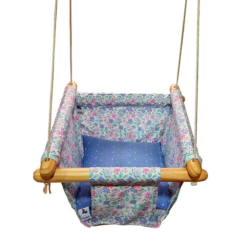 Pine Wood Swing Spring Time For Children