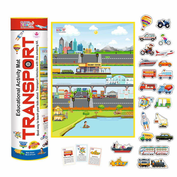 Transport Activity Mat (Educational Activity Mat)