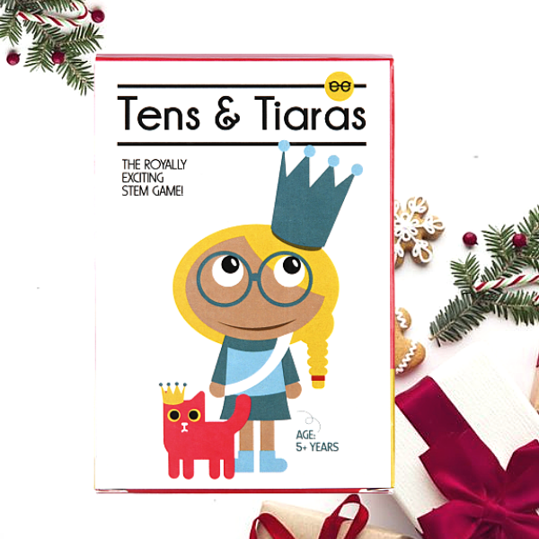 Tens & Tiaras Educational Card Game for Kids