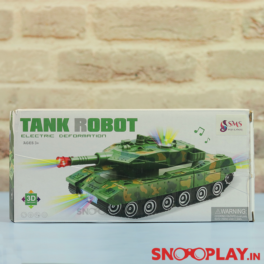 Tank Robot Transformer (Light & Musical Toy)