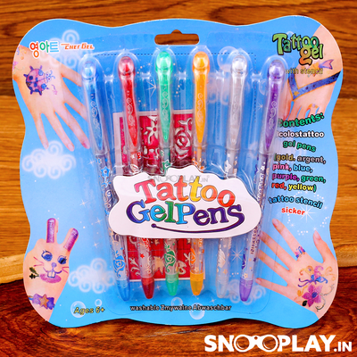 5 Packs of Tattoo Gel Pens(Each pack contains 6 pens)