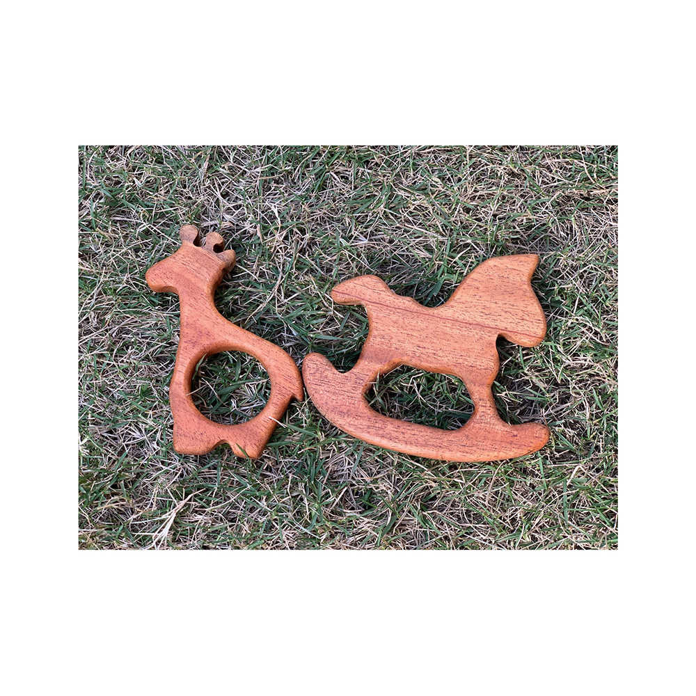 Animal Shaped Wooden Teethers