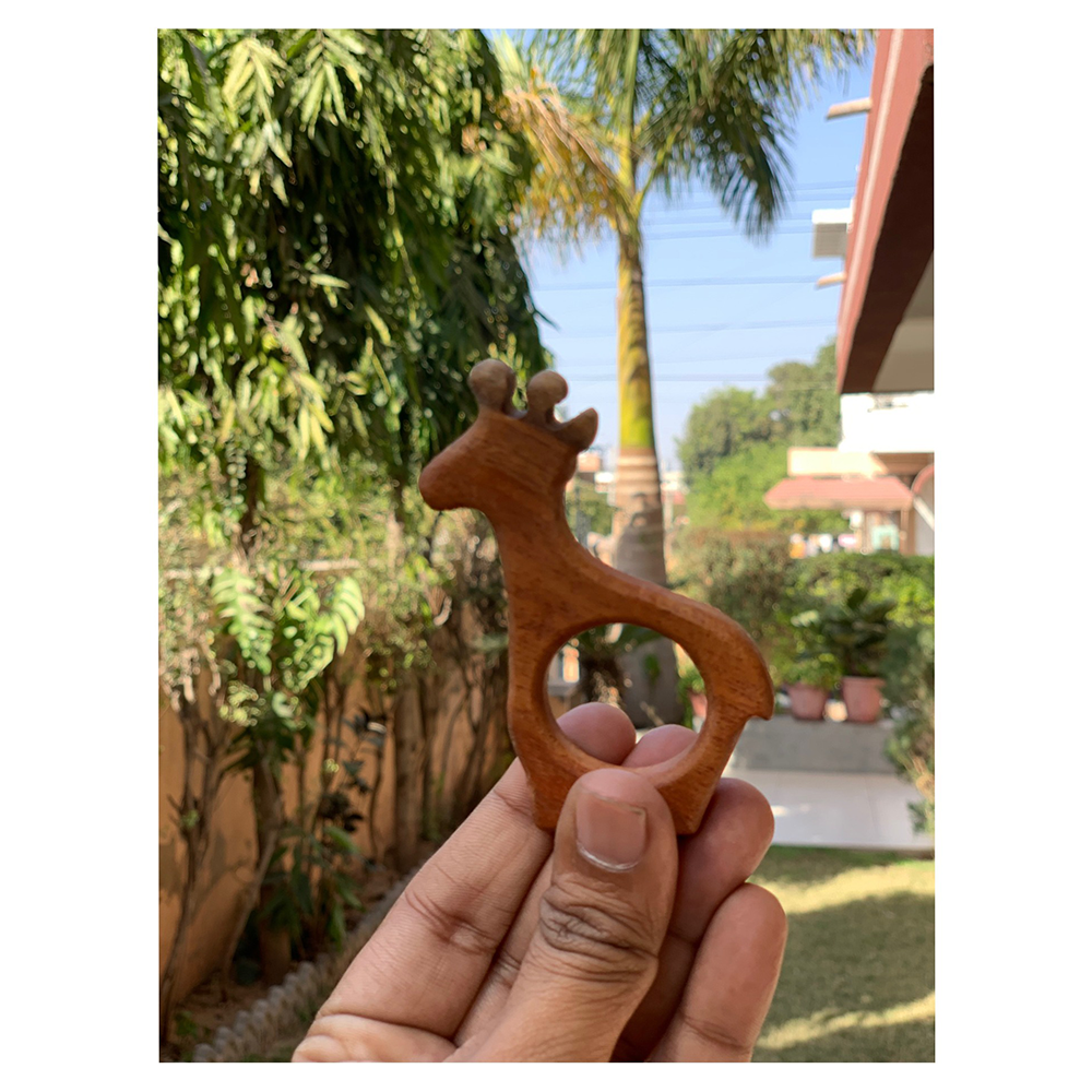 Animal Shaped Wooden Teethers