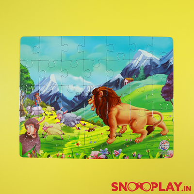 The Shepherd Boy & the Lions- Story Puzzle