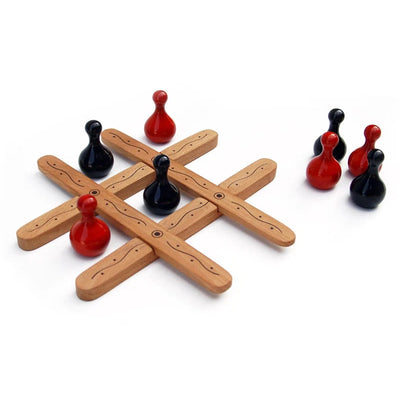 Tic Tac Toe (Beech) - Strategy Game