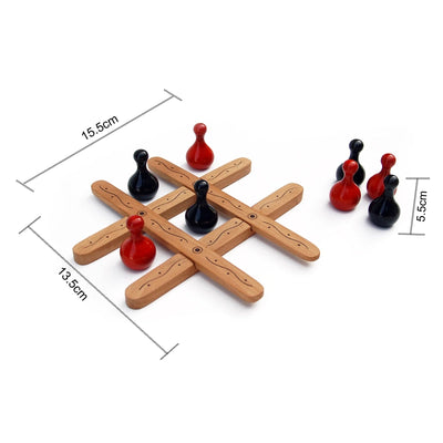 Tic Tac Toe (Beech) - Strategy Game