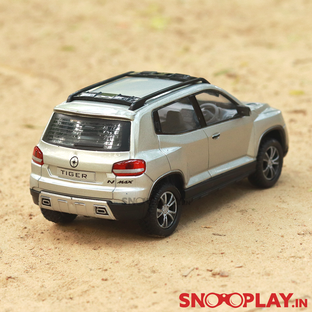 Tiger SUV (Tigor) Pull Back Car - Assorted Colours back n top