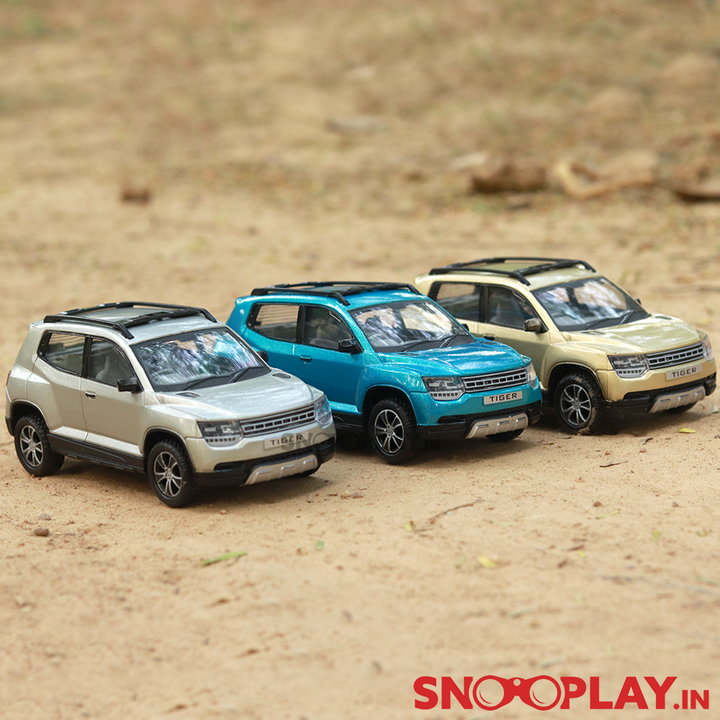 Tiger SUV (Tigor) Pull Back Car - Assorted Colours all colours