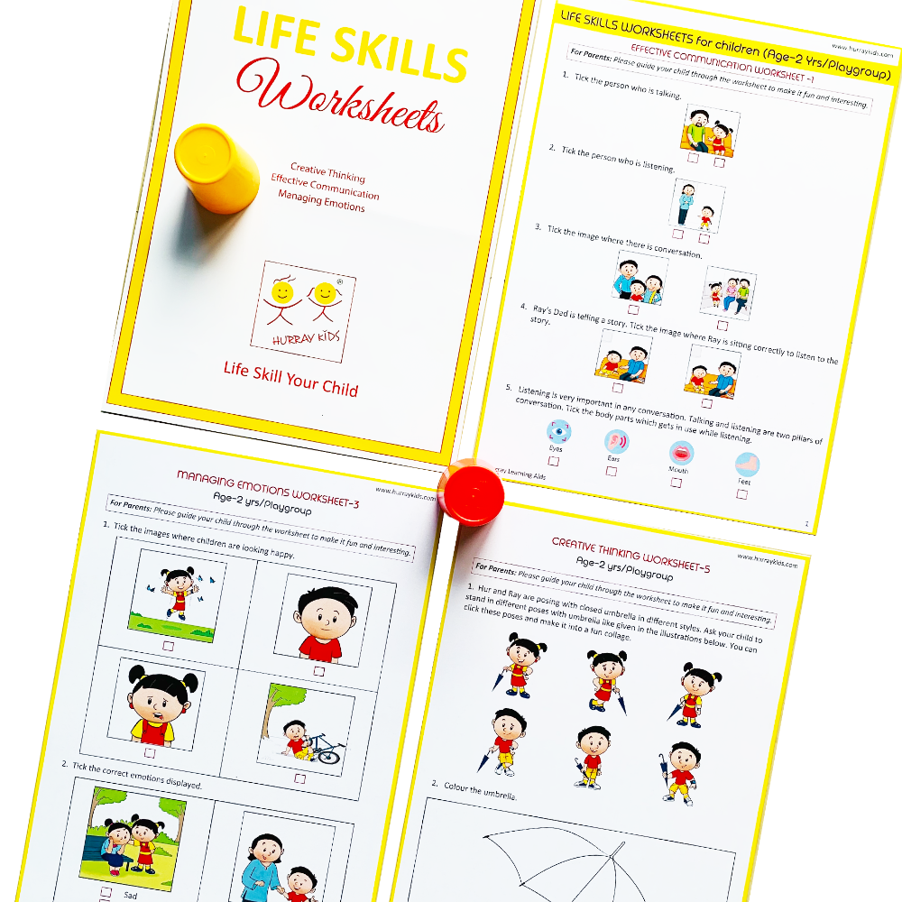 Life Skills Worksheets - (2 Years)