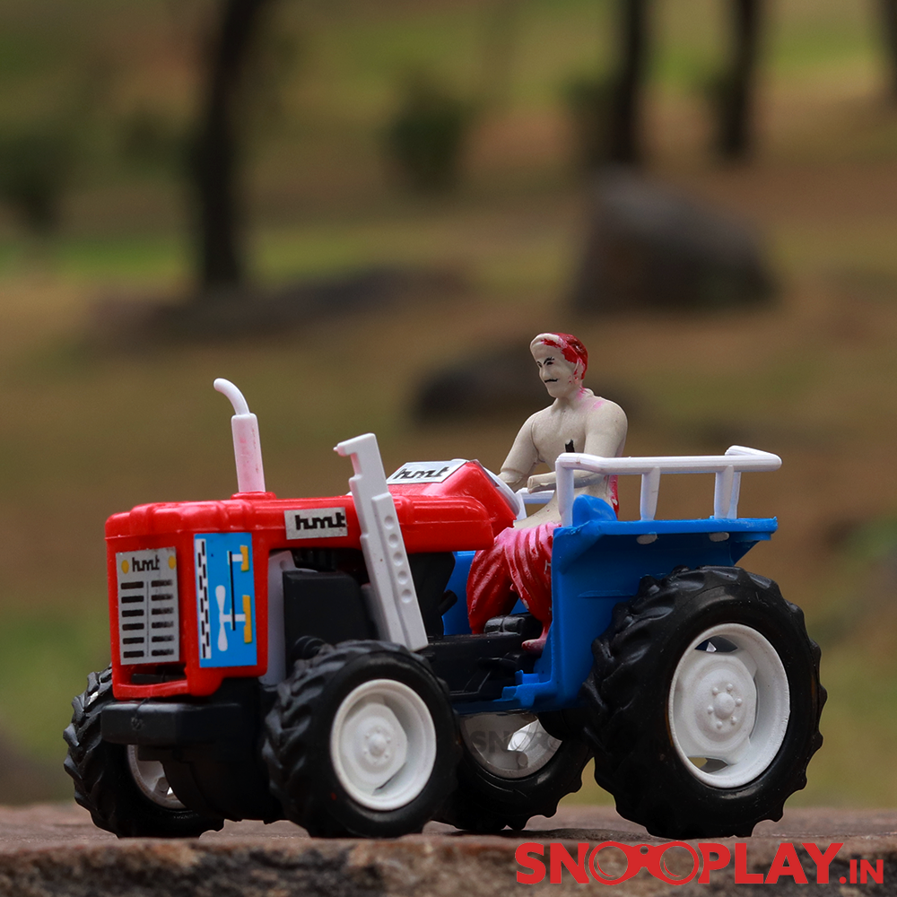 Tractor with Water Tanker (Farm Tractor Toy with Detachable Tanker) - Assorted Colours