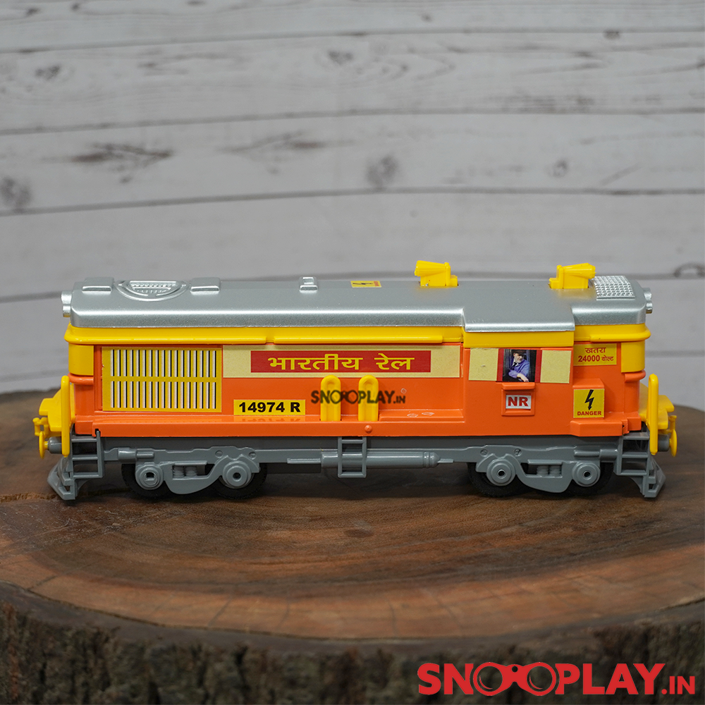 Indian Railway Locomotive Engine Train Toy - Assorted Colours