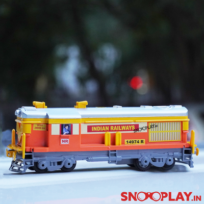 Indian Railway Locomotive Engine Train Toy - Assorted Colours