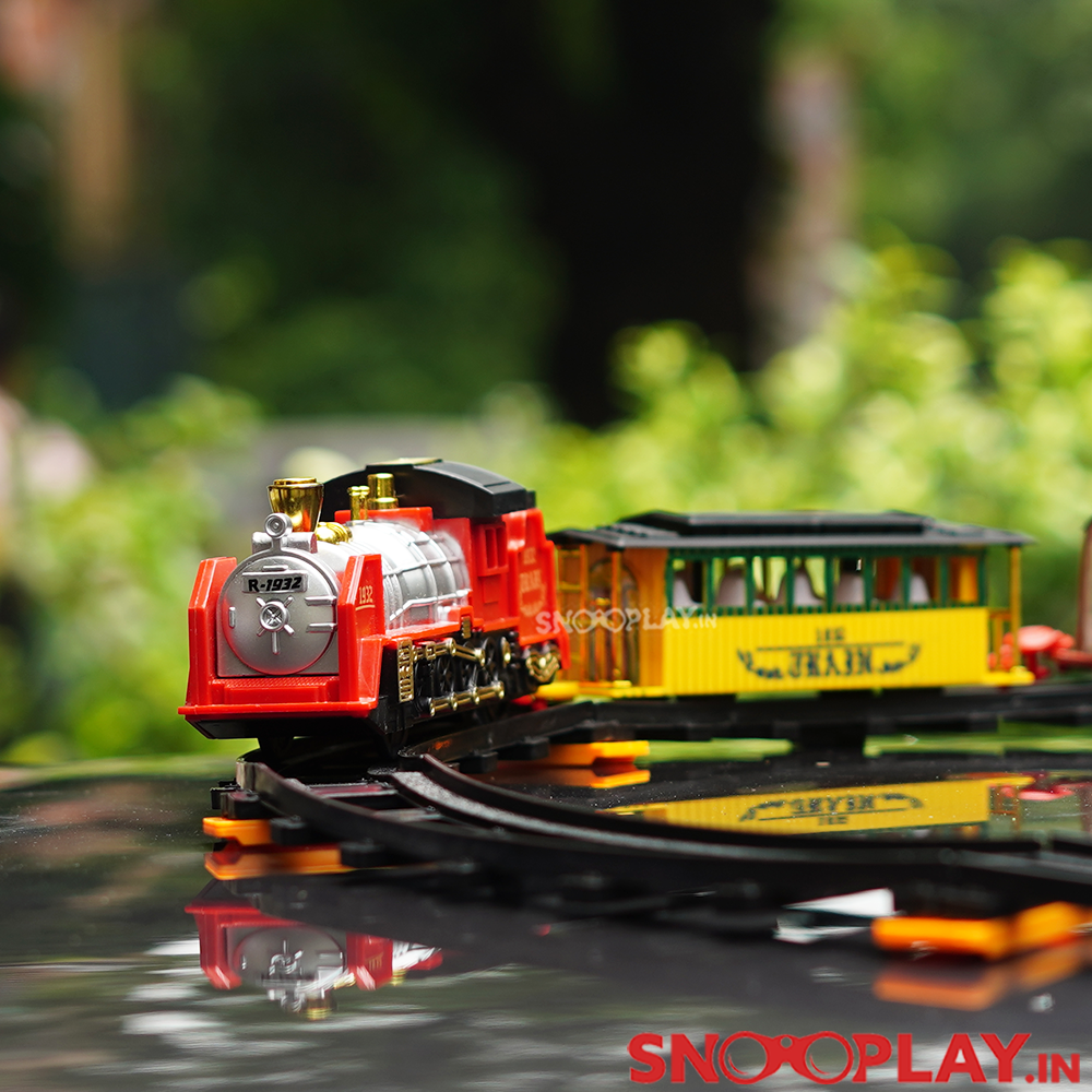 Train World - Toy Train Set For Kids (Battery Operated) with Sound & Light