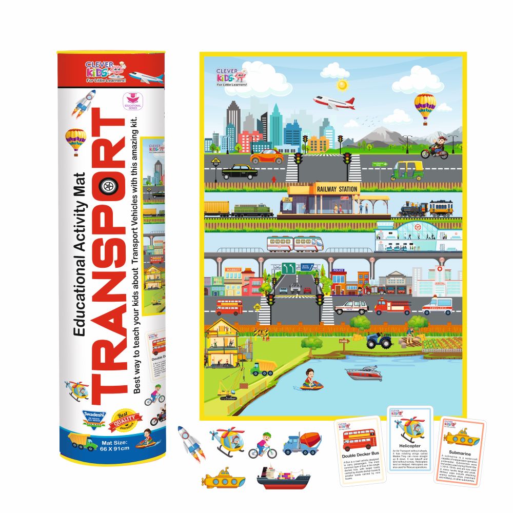 Transport Activity Mat (Educational Activity Mat)