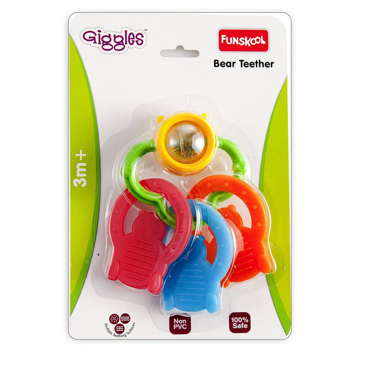 Bear Shaped Teether (3-12 Months)