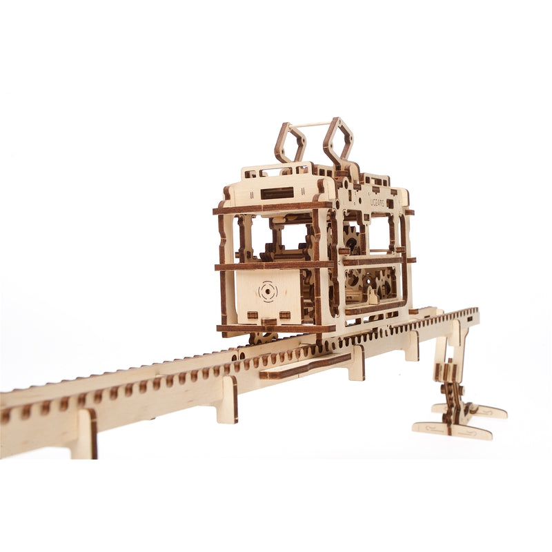 Tram on Rails 3D Assembling Kit - 154 Pieces