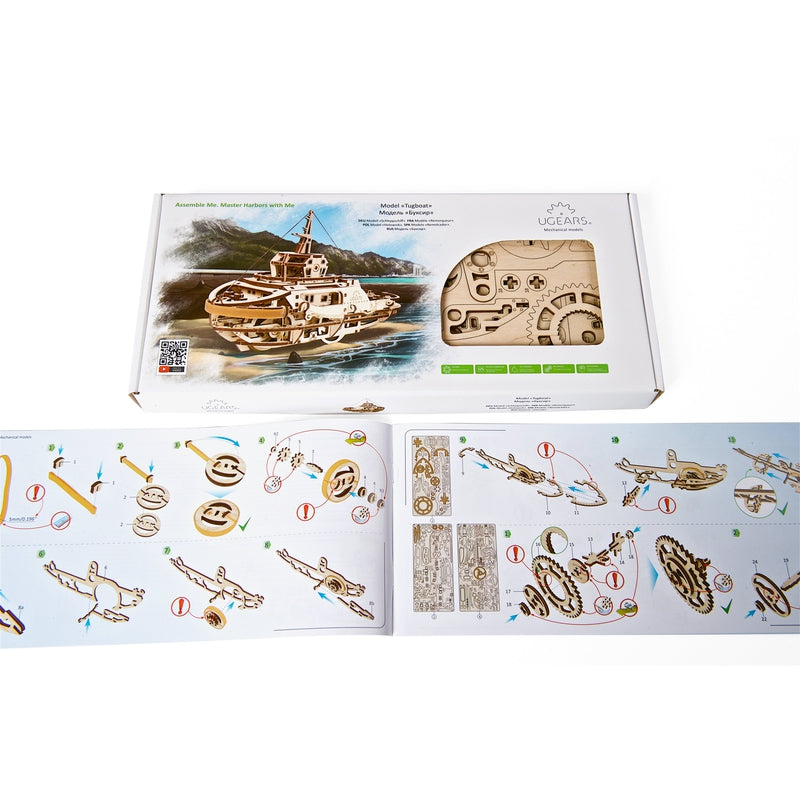 Tugboat 3D Assembling Kit - 169 Pieces