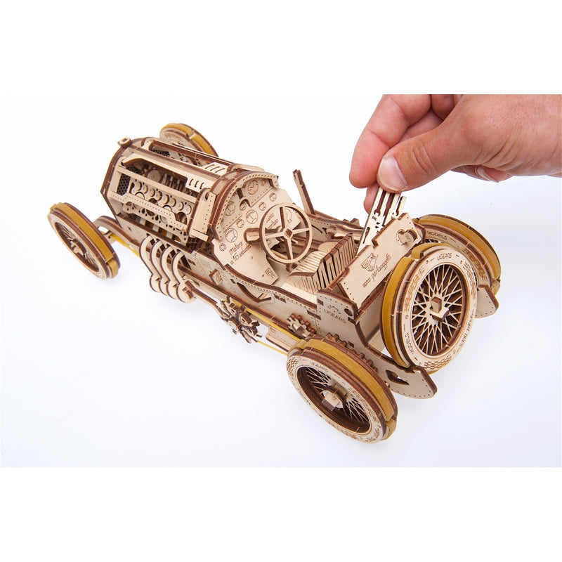 U-9 Grand Prix Car 3D Assembling Kit - 348 Pieces