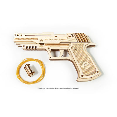 Wolf-01 Handgun 3D Assembling Kit - 62 Pieces