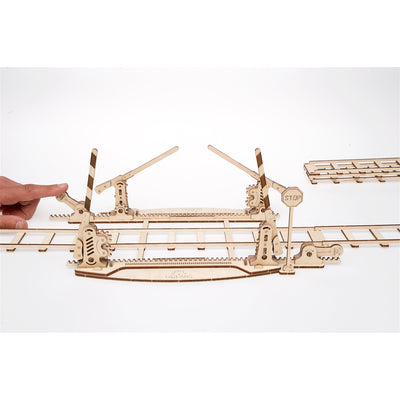 Set of Rails with Crossing Puzzle Set (200 Pieces)