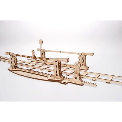 Set of Rails with Crossing Puzzle Set (200 Pieces)