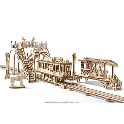 Tram Line 3D Assembling Kit - 284 Pieces
