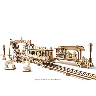 Tram Line 3D Assembling Kit - 284 Pieces