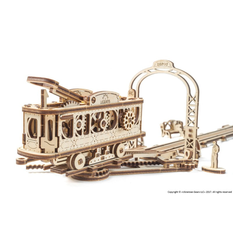 Tram Line 3D Assembling Kit - 284 Pieces