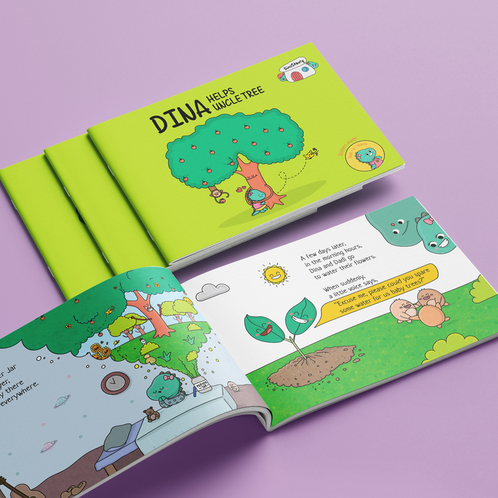 Dina Helps Uncle Tree Story & Activity Book