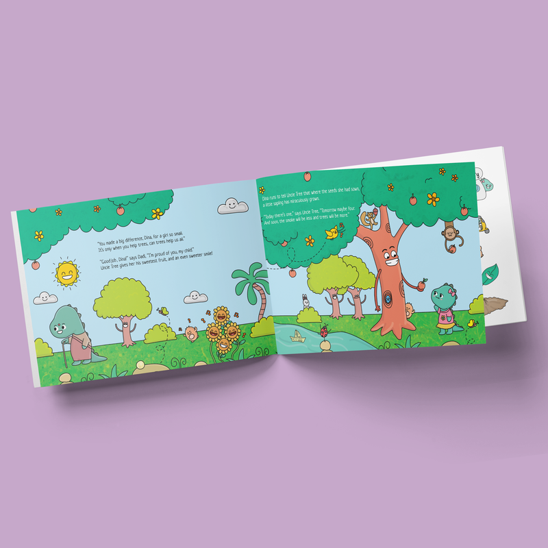 Dina Helps Uncle Tree Story & Activity Book