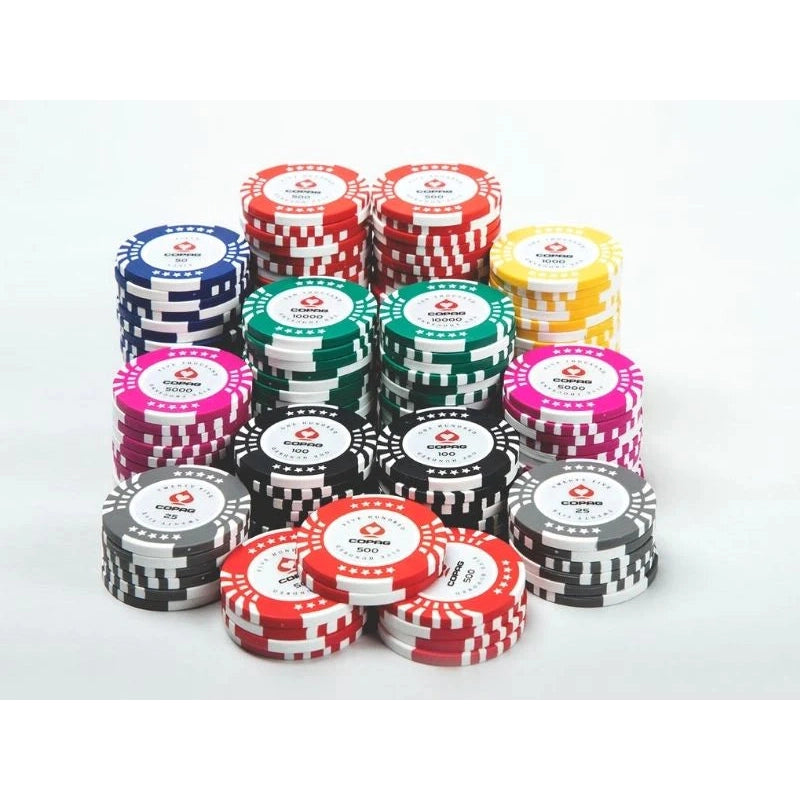 Copag Poker Chip Set - Clay Material (500 Pieces)