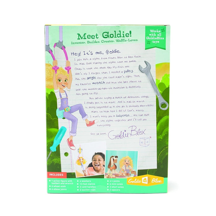 Girl Inventor Zipline Action Figure For Children