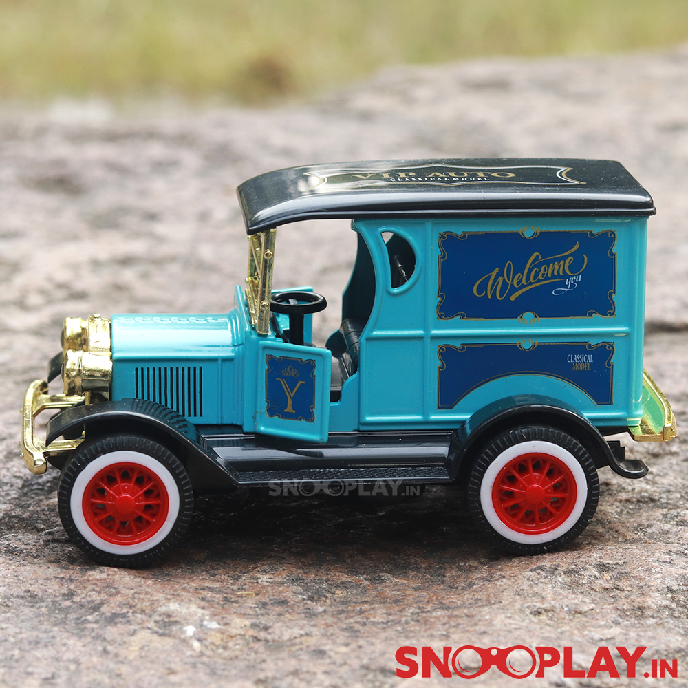 Classic Vintage Carriage Car (3244) Diecast Scale Model (1:32 Scale)- Assorted Colors