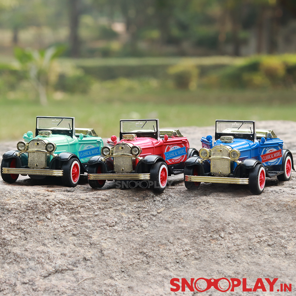 Vintage Open Roof Car (3245) Diecast Scale Model (1:32 Scale)- Assorted Colors
