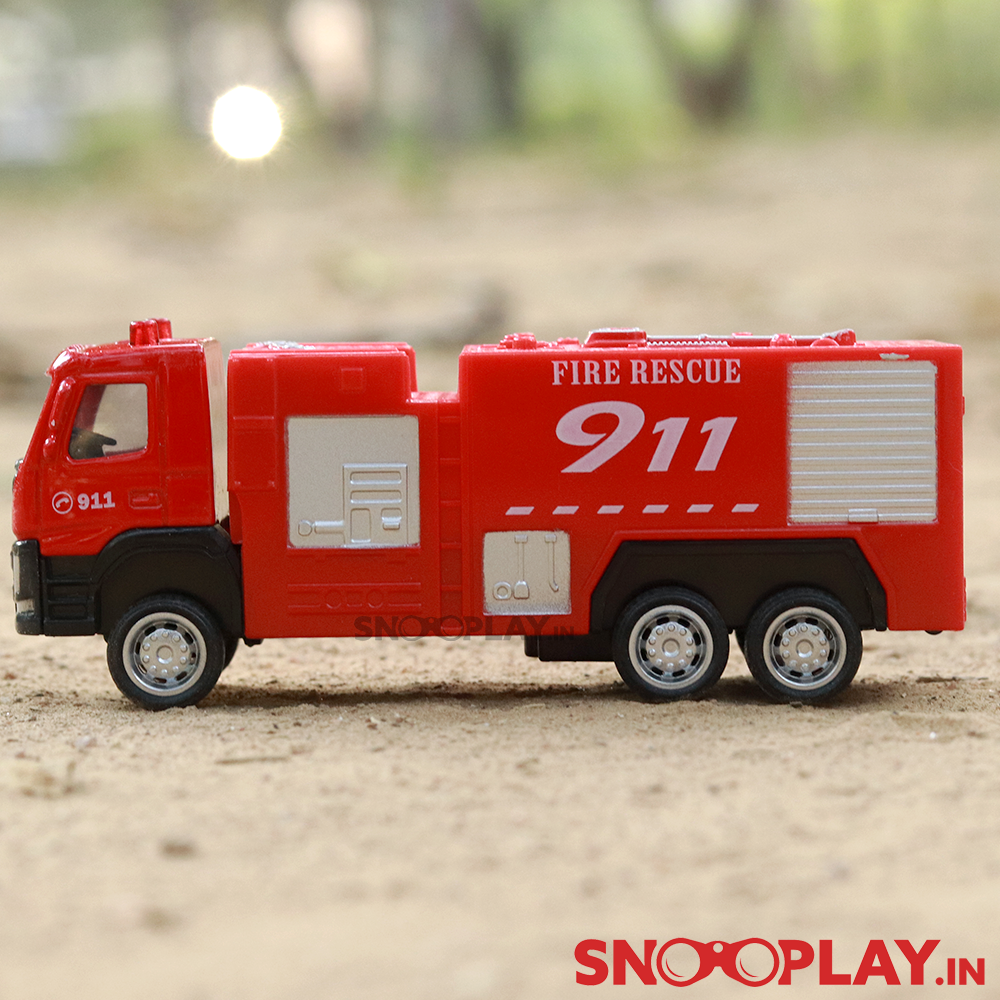 Volvo Fire Rescue Diecast Model Truck Toy