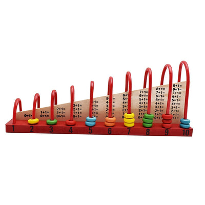Wooden Calculation Shelf  Abacus Kit for Kids - Counting Addition Subtraction Math Early Educational Kit Toy