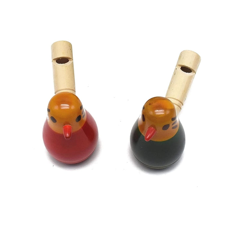 Wooden Bird Whistle toy for Kids - Set of 2 pcs( Multicolor)