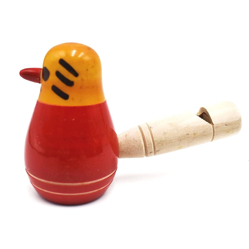 Wooden Bird Whistle toy for Kids - Set of 2 pcs( Multicolor)