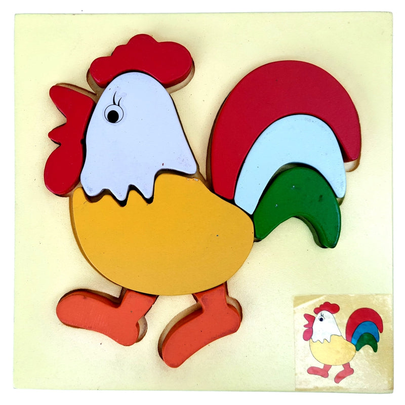 Cock Wooden Puzzle