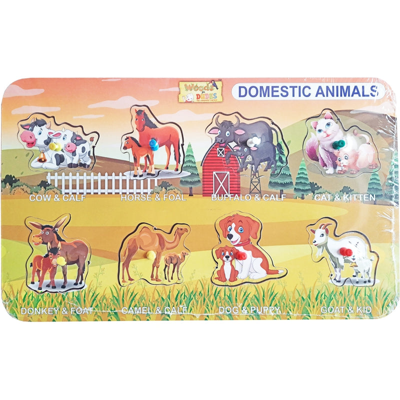 Domestic Animals - Board Puzzle