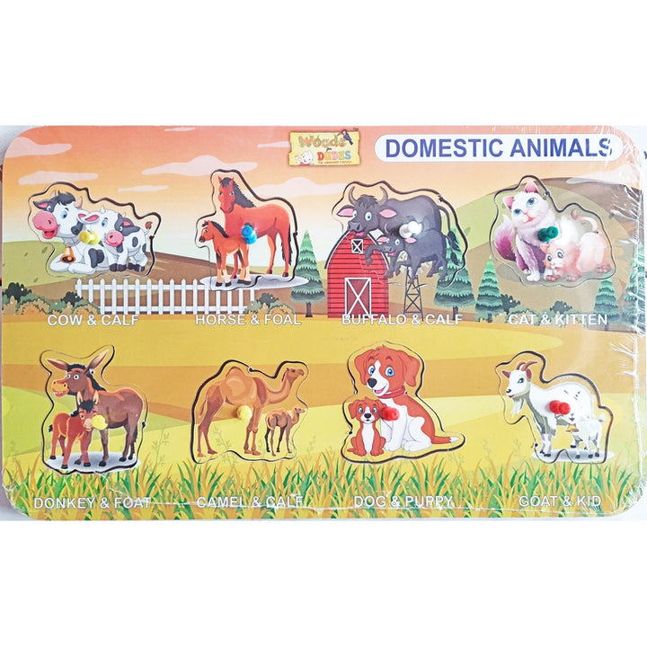 Domestic Animals - Board Puzzle