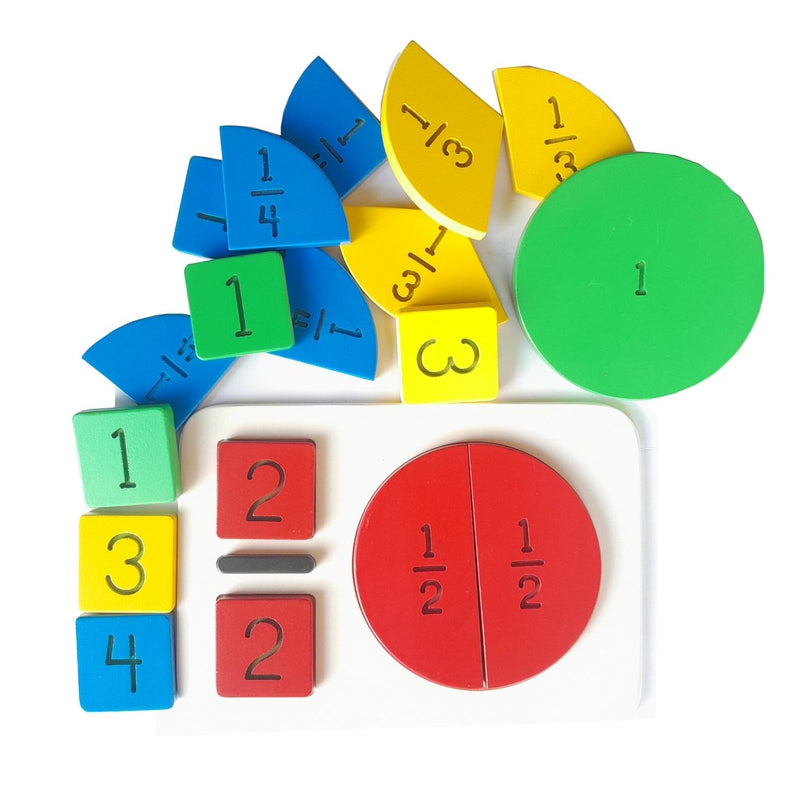 Buy Fraction Number - Wooden Puzzle on Snooplay India