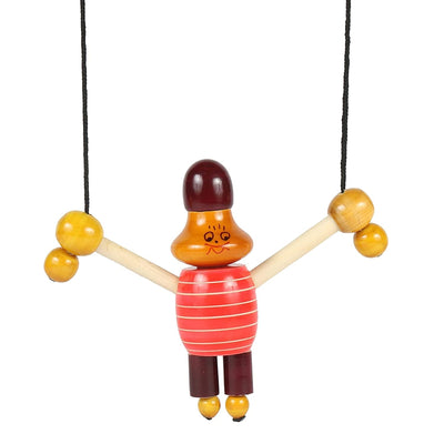 Wooden Hanging Puppet for Kids