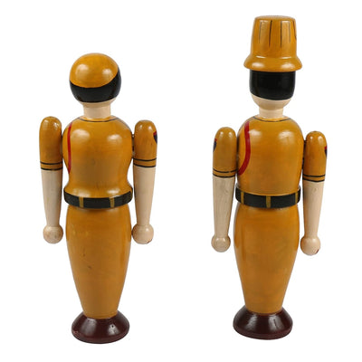 Wooden Police Couple Dolls for Kids- Set of 2 pcs