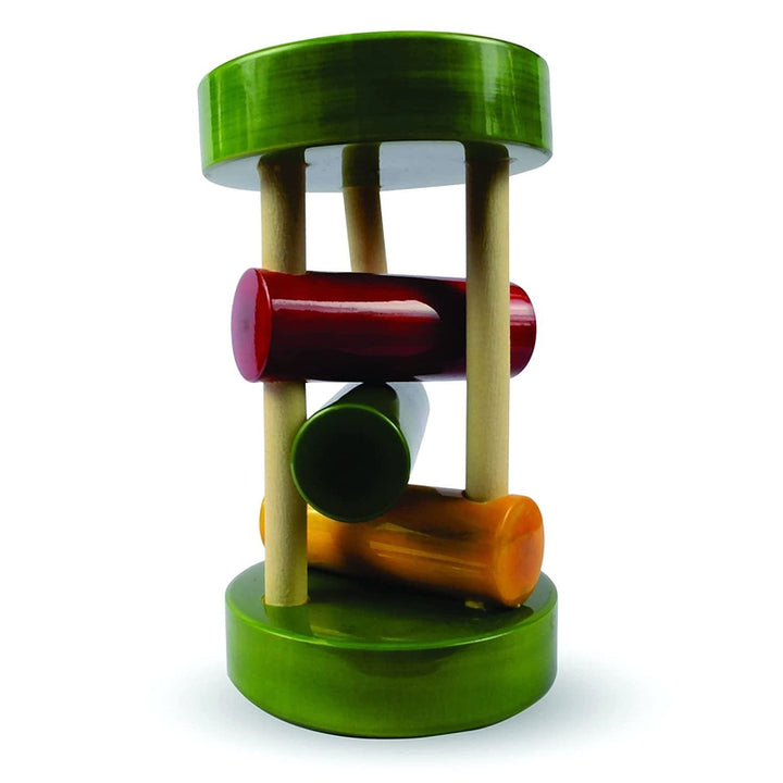 Wooden Rolling Rattle Toy (6-12 Months)